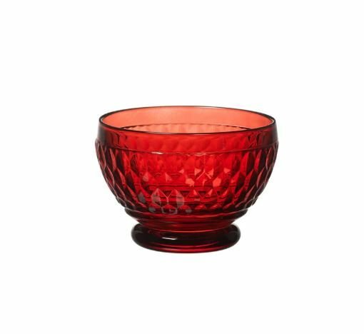 Boston Kırmızı Kristal Kase 11,5 cm