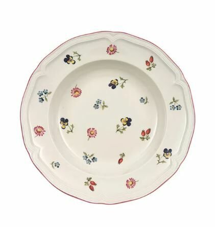 Petite Fleur Çiçek Desenli Çukur Tabak 23 cm