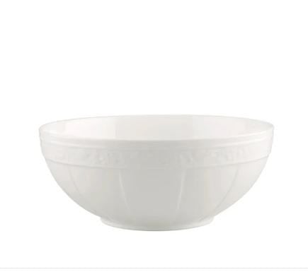 White Pearl Beyaz Servis Kasesi 24 cm