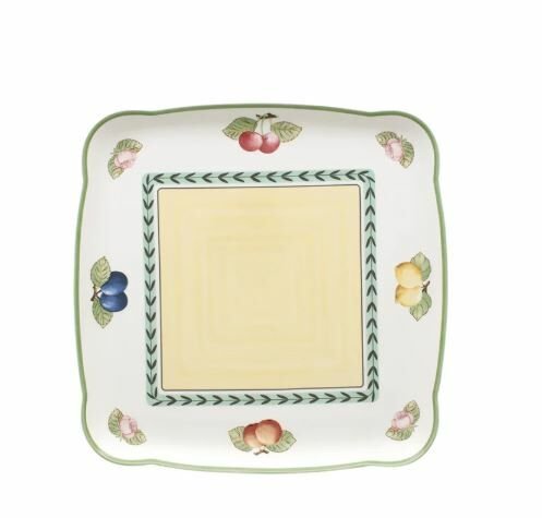 French Garden Kare Servis Tabağı 30 cm