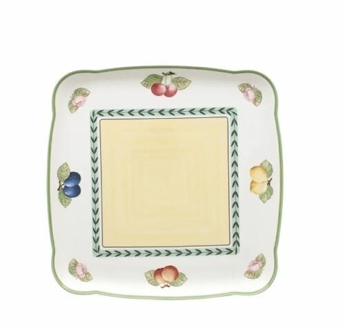French Garden Kare Servis Tabağı 30 cm