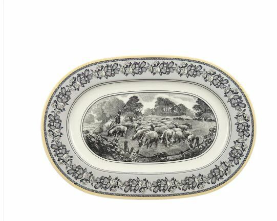 Audun Ferme Oval Servis Tabağı 34 cm