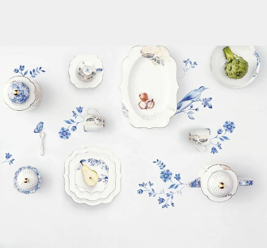 Mavi Beyaz Porselen Çay Fincanı 225 Ml Royal White Collection by Pip Studio