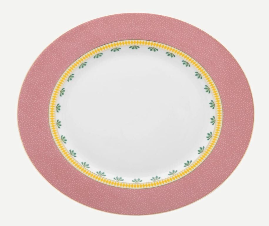 Pembe Porselen Yemek Tabağı 26,5 Cm La Majorelle Collection by Pip Studio
