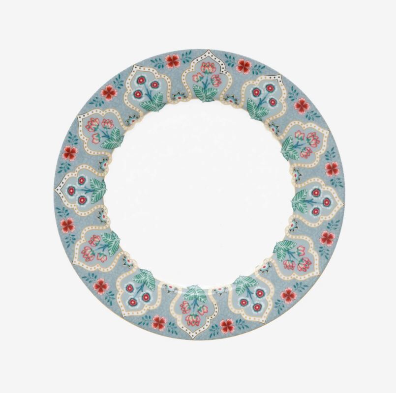 Mavi Porselen Kahvaltı Tabağı 21 Cm Flower Festival Collection by Pip Studio