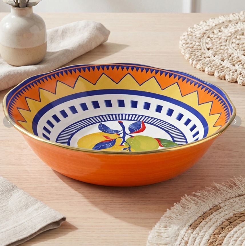 BM DOLCE VITA LİMON MEYVE KASESİ, 18 CM