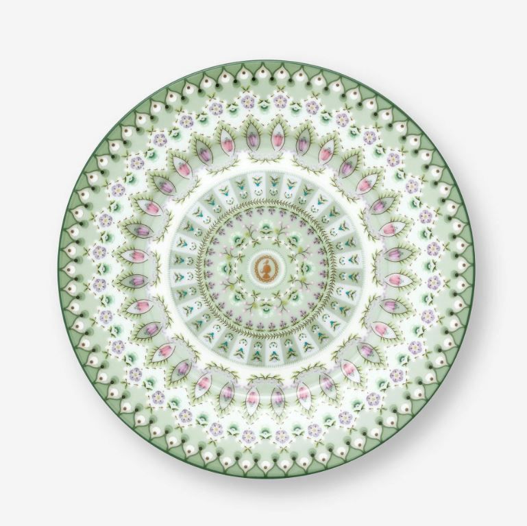 Yeşil Porselen Pasta Tabağı 17 Cm Lily & Lotus Collection by Pip Studio