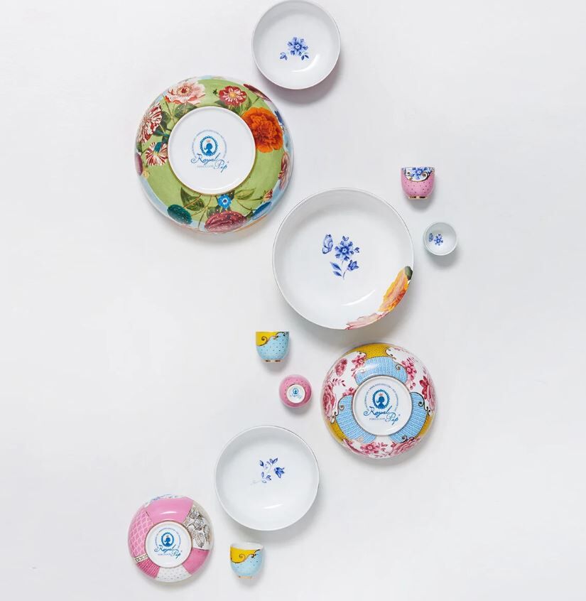 Pembe Porselen Kase 12,5 Cm Royal Collection by Pip Studio
