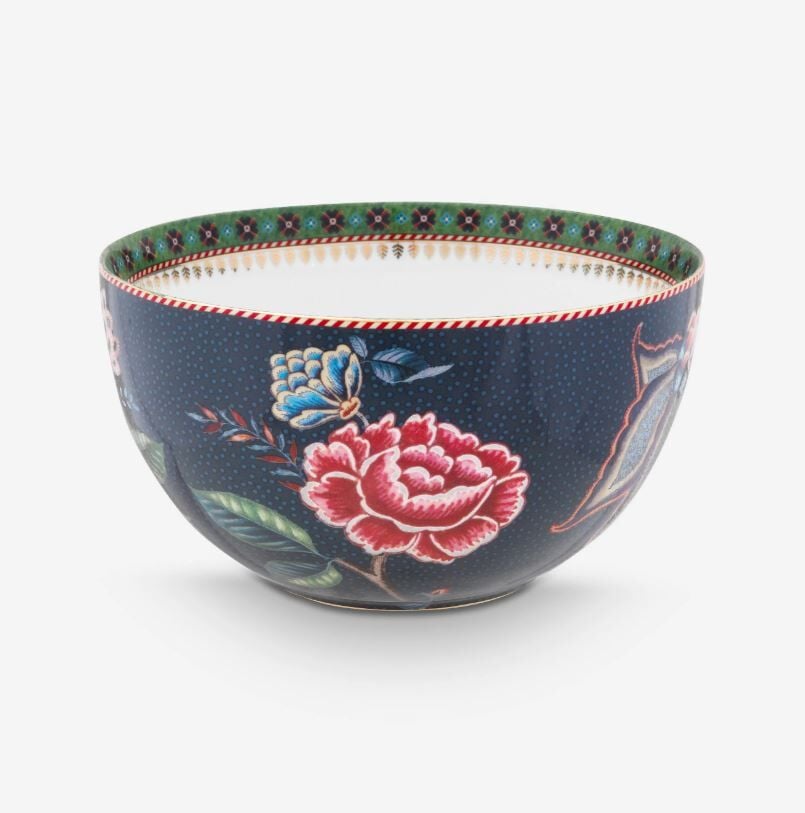 Mavi Porselen Kase 18 Cm Berry Blues Collection by Pip Studio