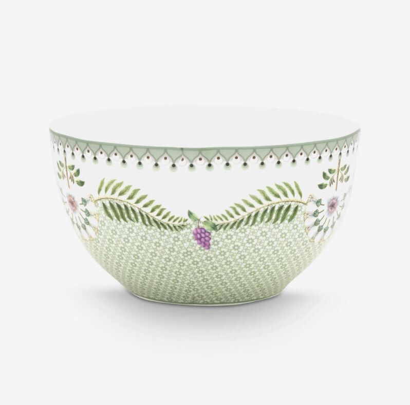 Yeşil Porselen Kase 15 Cm Lily & Lotus Collection by Pip Studio