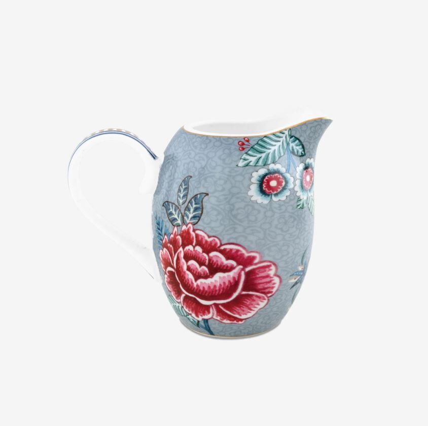 Mavi Porselen Sütlük 250 Ml Flower Festival Collection by Pip Studio