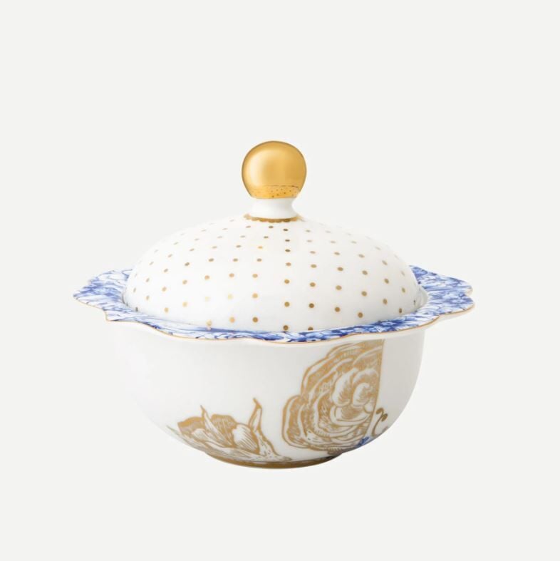 Mavi Beyaz Porselen Şekerlik 235 Ml Royal White Collection by Pip Studio