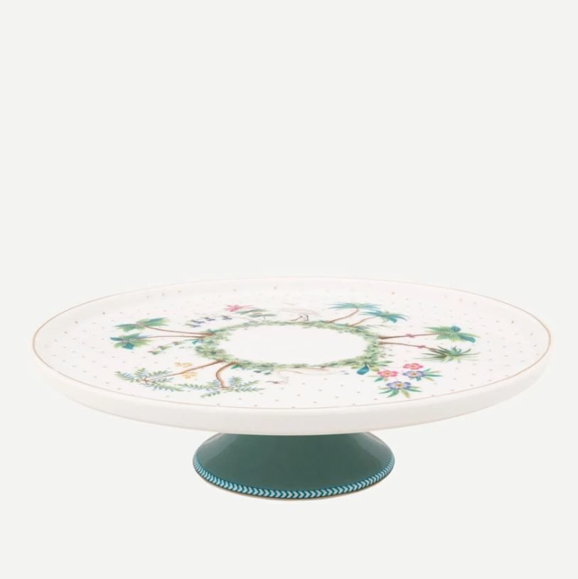Beyaz Porselen Kek Standı 21 Cm Jolie Collection by Pip Studio