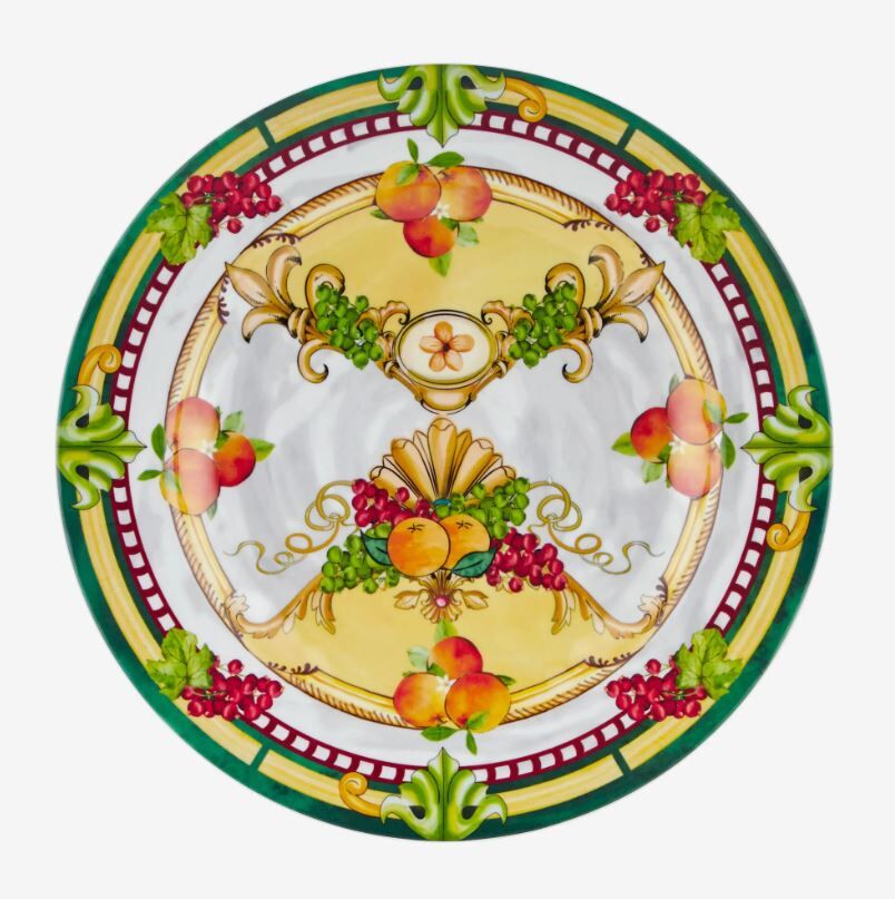 Sarı Melamin Yemek Tabağı 28 Cm Carpe Diem Collection by Chiara Alessi