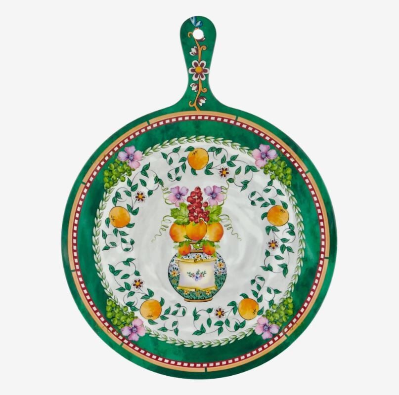 Yeşil Melamin Sunum Tahtası 41 Cm Carpe Diem Collection by Chiara Alessi