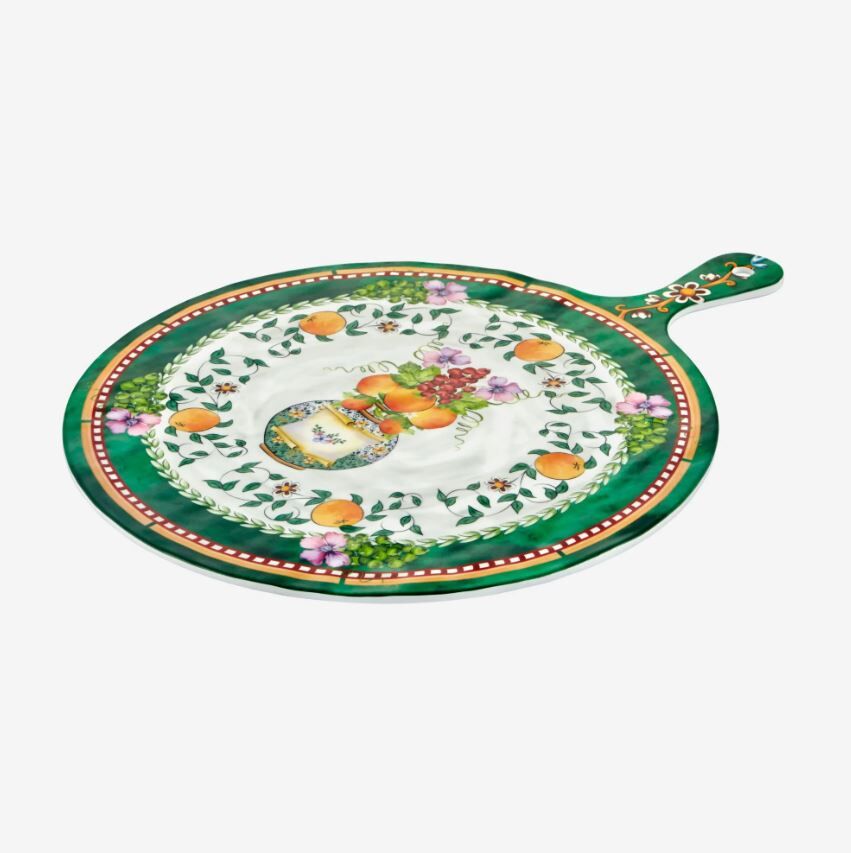 Yeşil Melamin Sunum Tahtası 41 Cm Carpe Diem Collection by Chiara Alessi