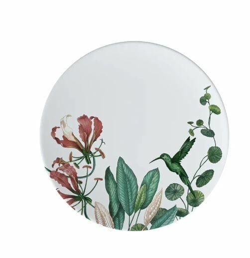 Avarua Tropik Desenli Yemek Tabağı 27 cm