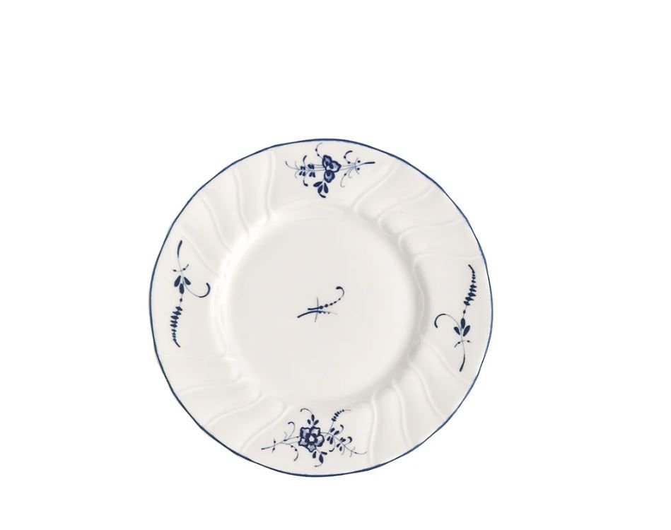 Old Luxembourg Blue Blanc Ekmek Tabağı 16 cm