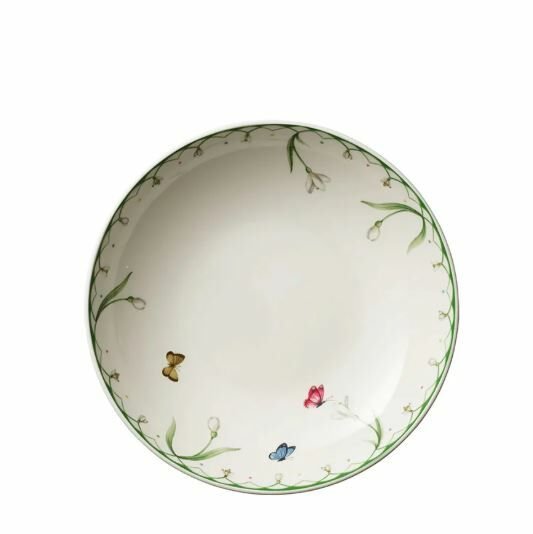 Colourful Spring Çiçek Desenli Çukur Tabak 24 cm