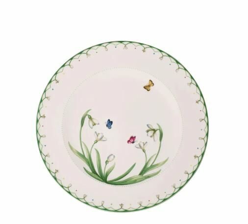 Colourful Spring Çiçek Desenli Servis Tabağı, Supla 32 cm