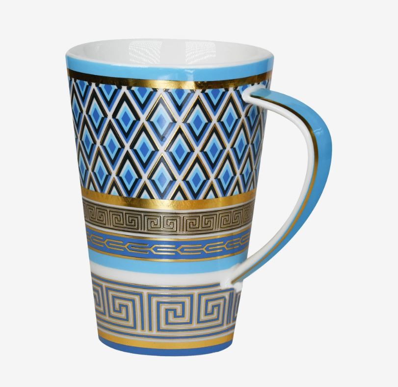 Mavi Porselen Kupa 12,5 Cm 5. Cadde Collection by Baci Milano