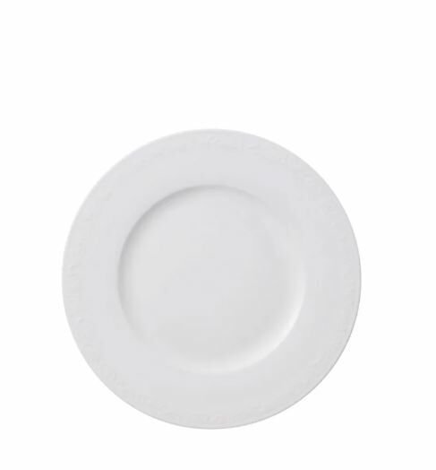White Pearl Beyaz Pasta Tabağı 22 cm